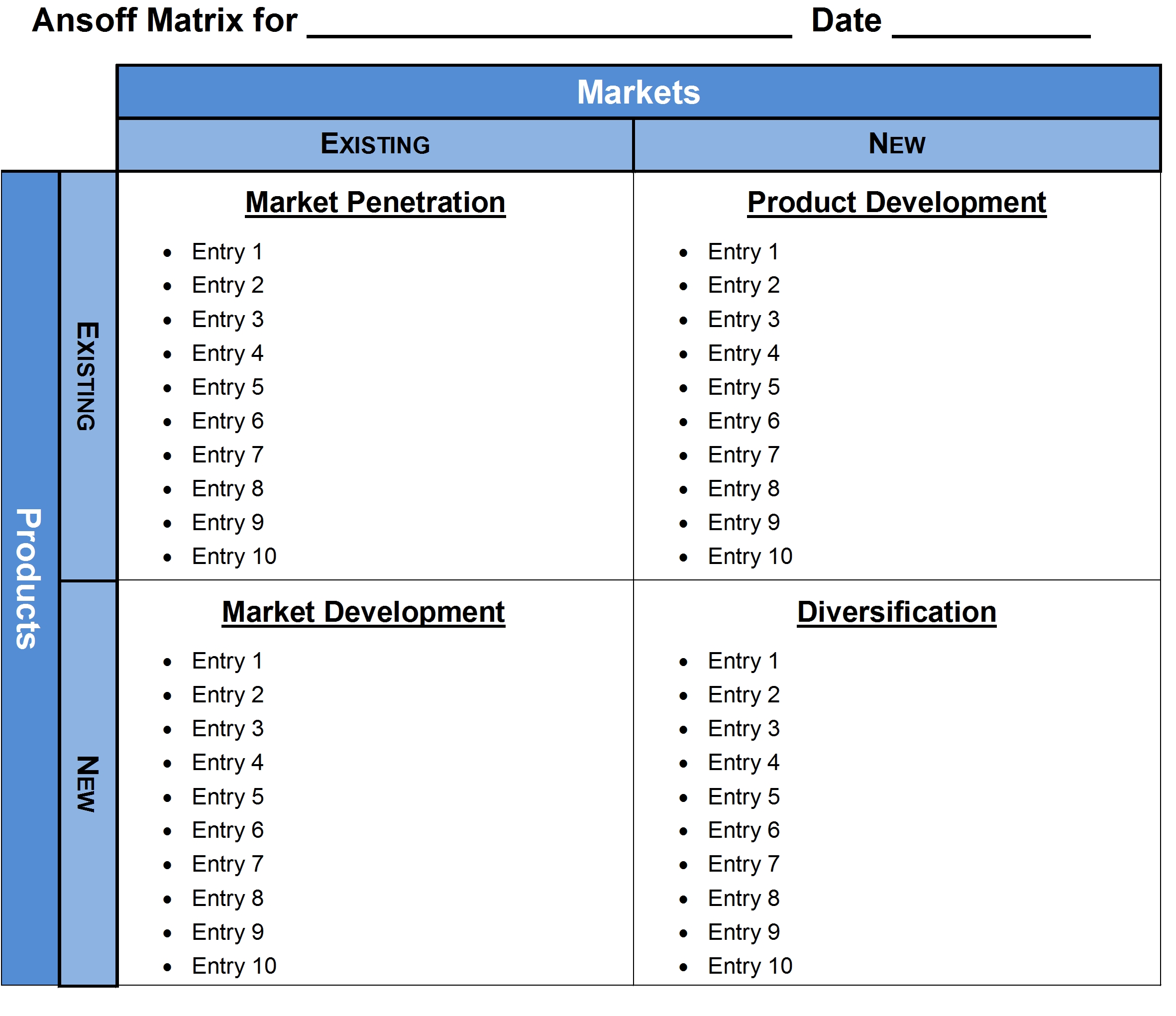 bcg matrix template word bcg matrix template word